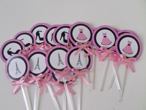 Toppers Personalizados da barbie