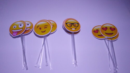Toppers Personalizados Emoji