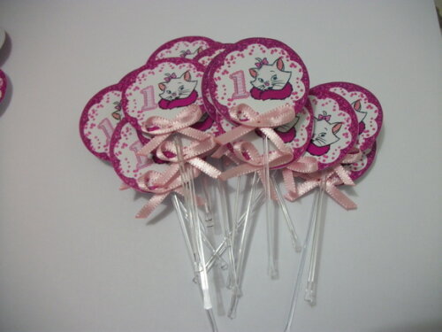 Toppers Personalizados gata marie