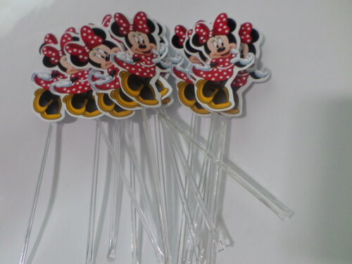 Toppers Personalizados Minie e mickey