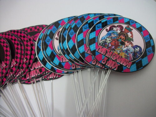 Toppers Personalizados monster high
