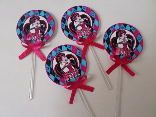 Toppers Personalizados monster high