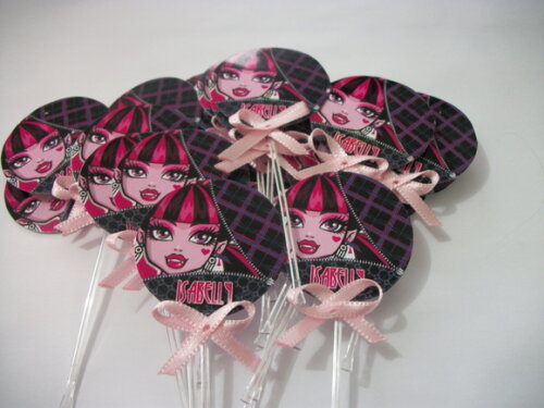 Toppers Personalizados Monster High