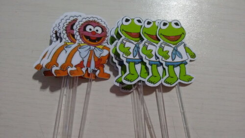 Toppers Personalizados os muppets