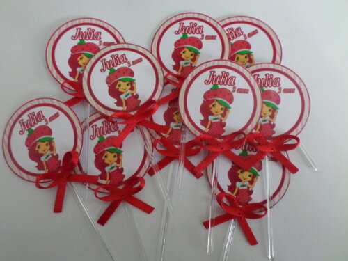 Toppers personalizados morangunho