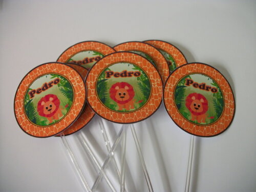 Toppers Personalizados Safari