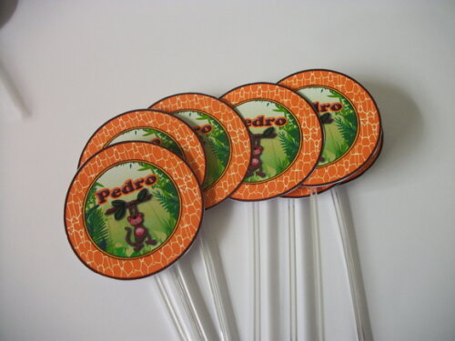Toppers Personalizados Safari