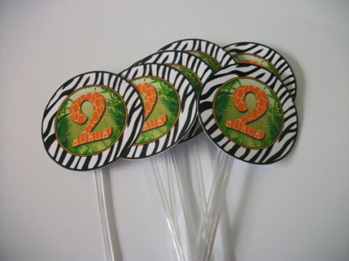 Toppers Personalizados Safari