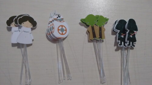 Toppers Personalizados star wars