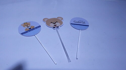 Toppers Personalizados Ursinho