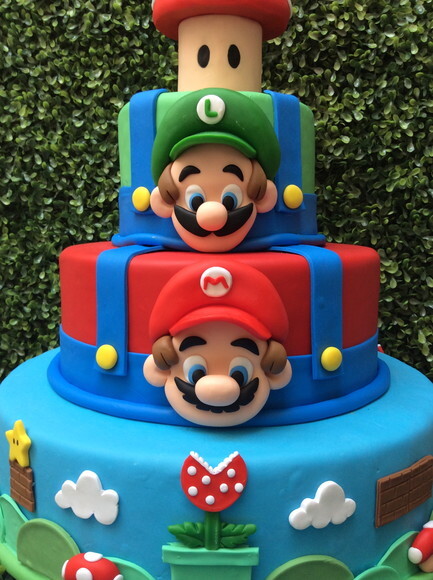 Bolo Fake Mario Bros (locação)