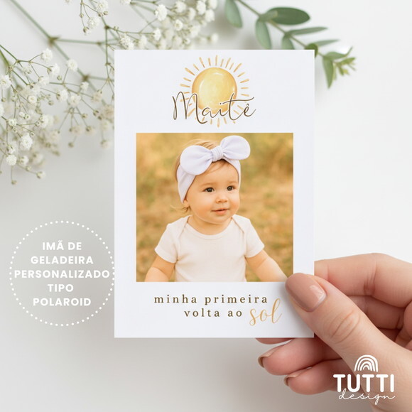 Imã Polaroid Personalizado para Geladeira | Lembrancinha