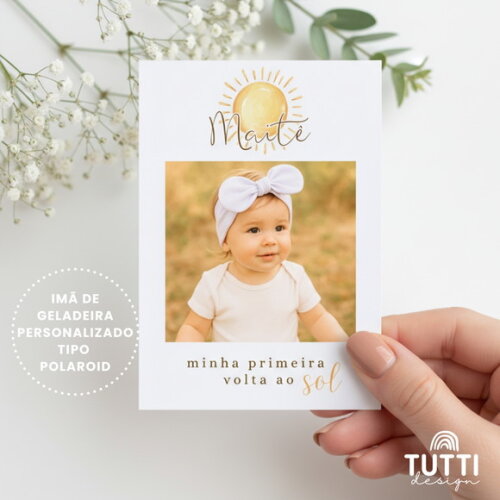 Imã Polaroid Personalizado para Geladeira | Lembrancinha