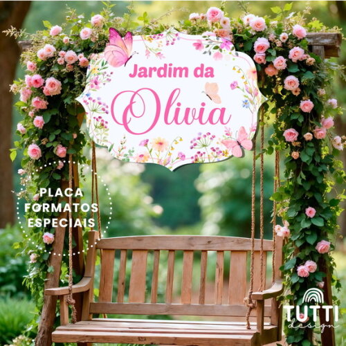 Placa Festa Jardim