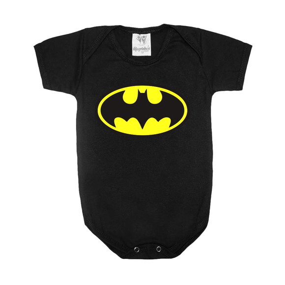 Body bebe infantil preto do Batman DC