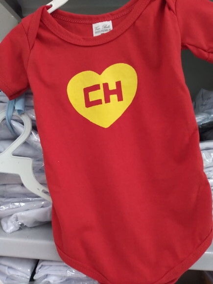 Body bebe infantil Vermelho do Chapolin