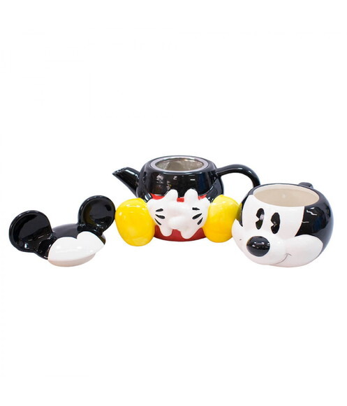 Bule formato mickey 720ml junto com Caneca 210ml