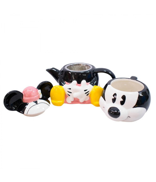 Bule formato minnie 720ml junto com Caneca 210ml