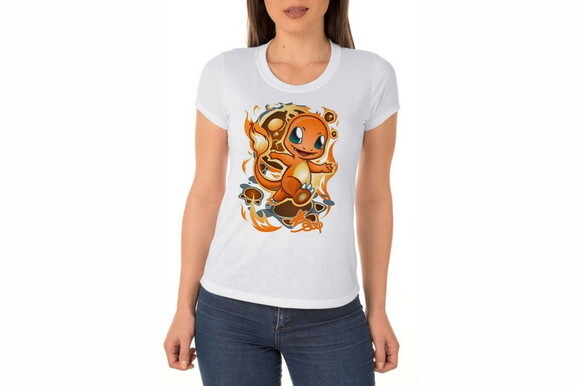 Camiseta Feminina Poliester Baby Look Branca Personalizada