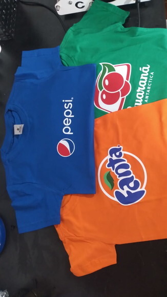Camiseta Infantil Branca ou Colorida Personalizada