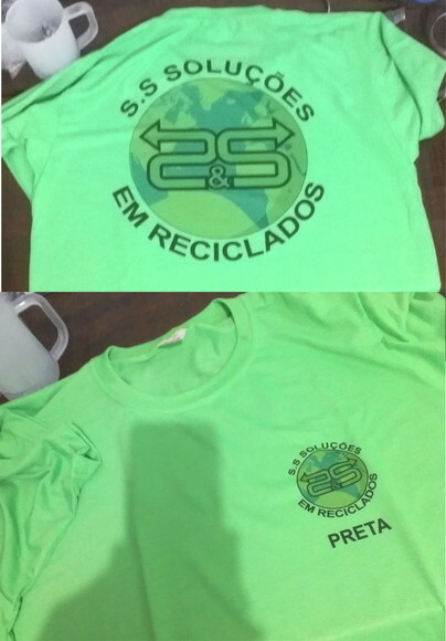 Camiseta Masculina Poliester Colorida Personalizada