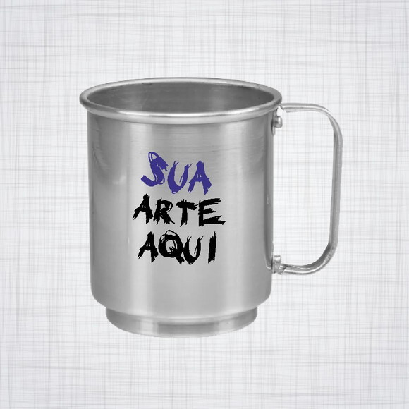 Caneca Aluminio personalizada 400 ml