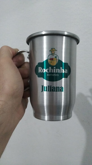 Caneca Personalizada Aluminio 600 ml