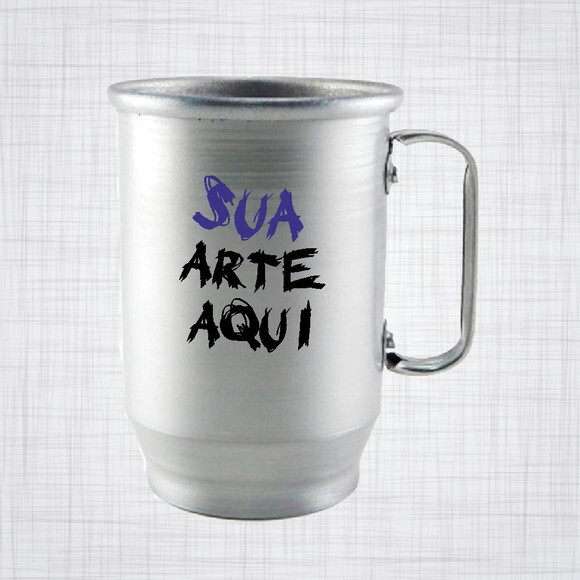 Caneca Personalizada Aluminio 600 ml