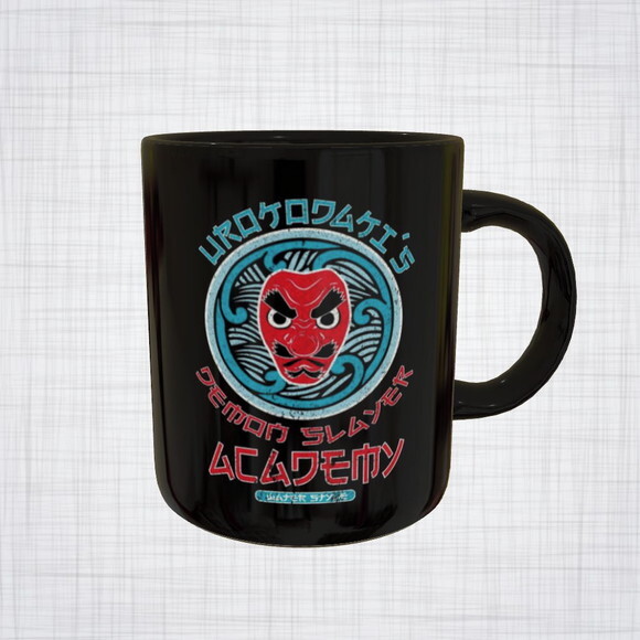Caneca Porcela Sakonji UrokodaDemon Slayer Kimetsu no Yaiba