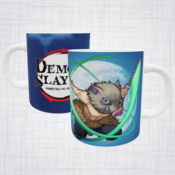 Caneca Porcelan Rashibira Inos Demon Slayer Kimetsu no Yaiba