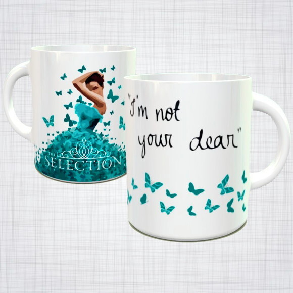 Caneca Porcelana a seleção the selection livro