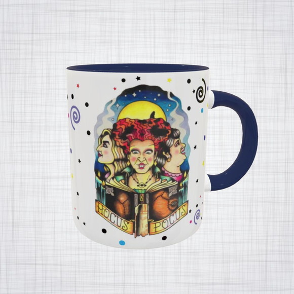 Caneca Porcelana Abracadabra Hocus Pocus Disney