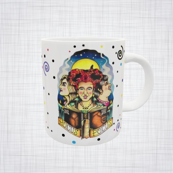 Caneca Porcelana Abracadabra Hocus Pocus Disney