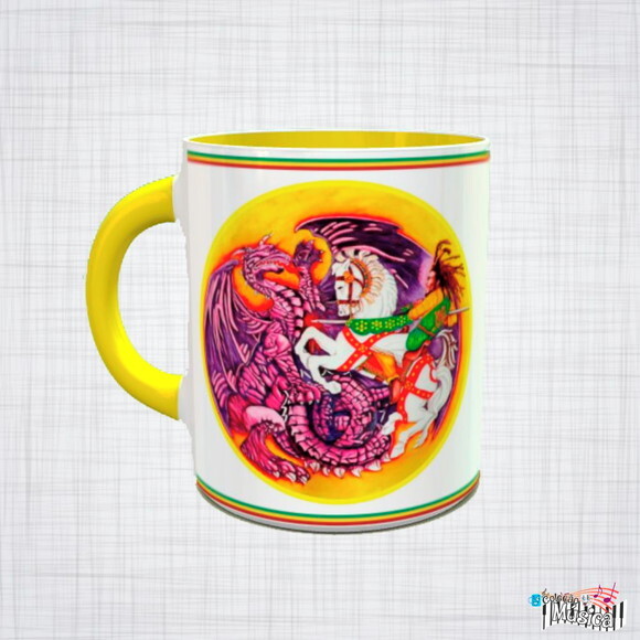 Caneca Porcelana Bob Marley Confrontation