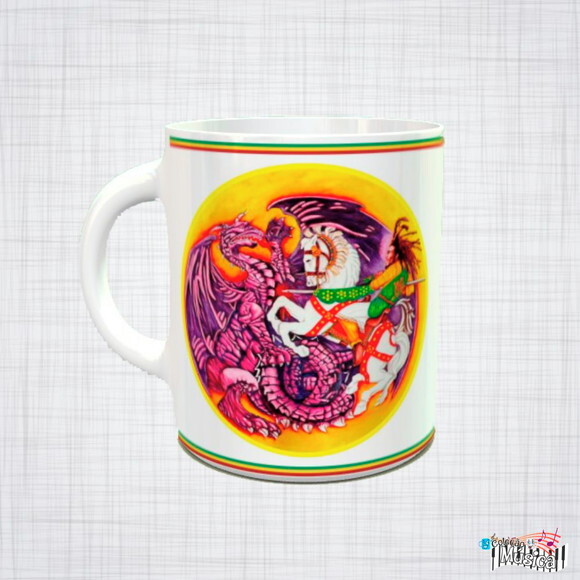 Caneca Porcelana Bob Marley Confrontation