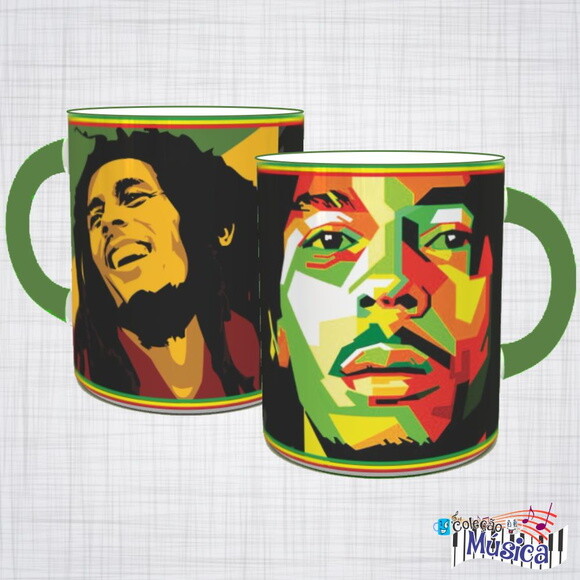 Caneca Porcelana Bob Marley Reggae