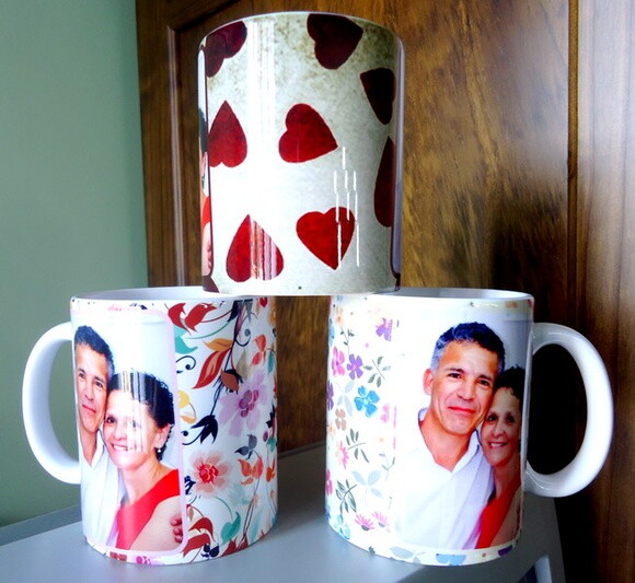 Caneca Porcelana Branca 325 ml Personalizada
