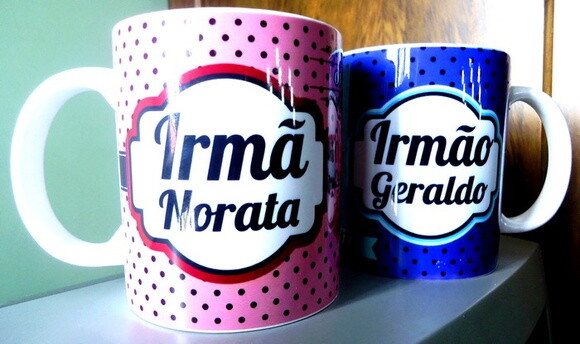 Caneca Porcelana Branca 325 ml Personalizada