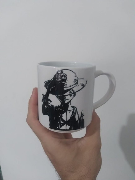 Caneca Porcelana Branca Modelo Bucks 360 ml Personalizada
