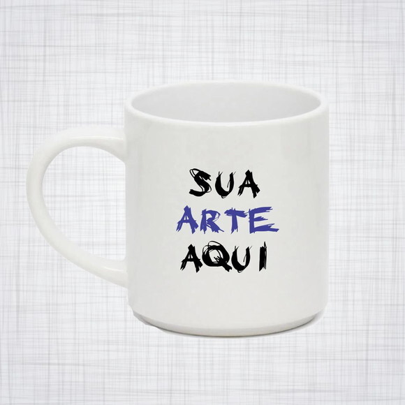 Caneca Porcelana Branca Modelo Bucks 360 ml Personalizada