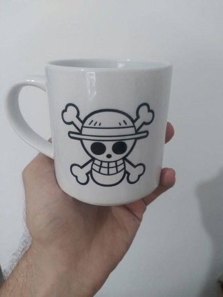 Caneca Porcelana Branca Modelo Bucks 360 ml Personalizada
