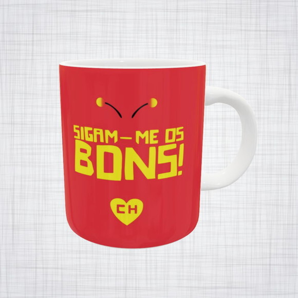 Caneca Porcelana Chapolin Colorado