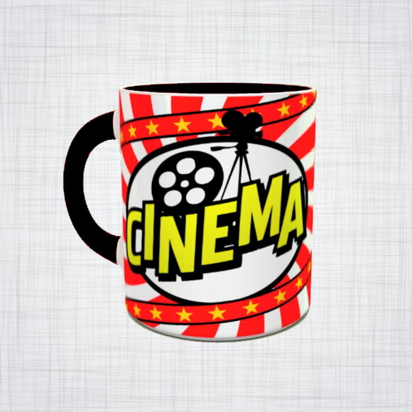 Caneca Porcelana Cinema