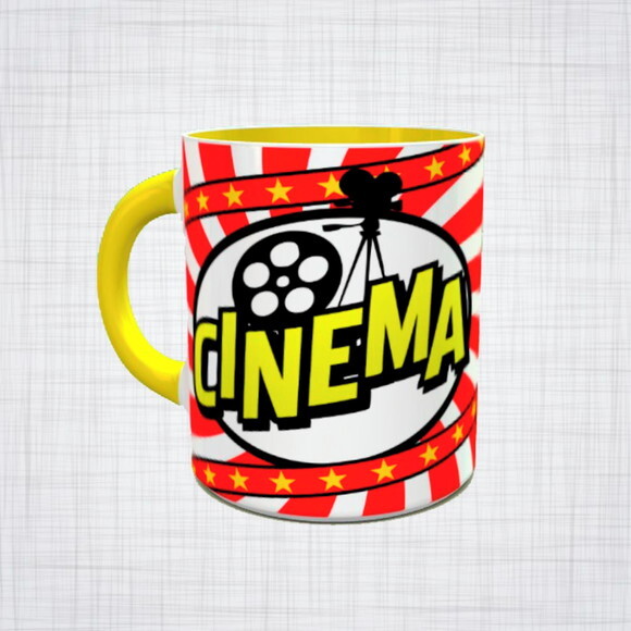 Caneca Porcelana Cinema