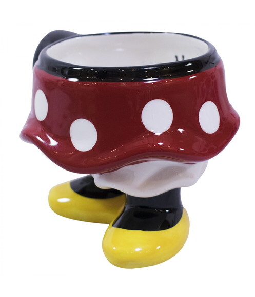 Caneca Porcelana Corpo Minnie Disney 3D