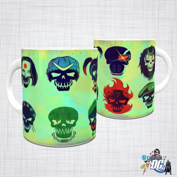 Caneca Porcelana DC Esquadrão Suicida