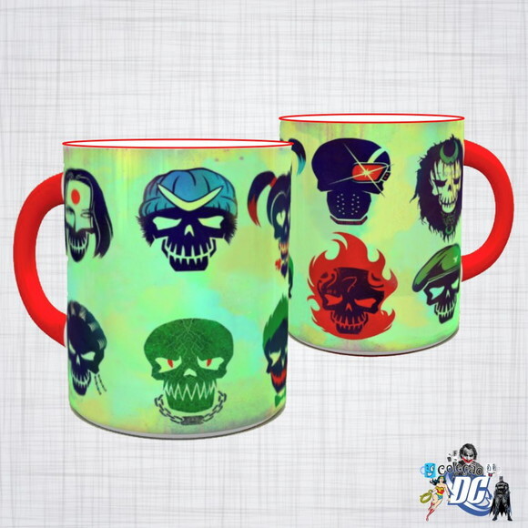 Caneca Porcelana DC Esquadrão Suicida