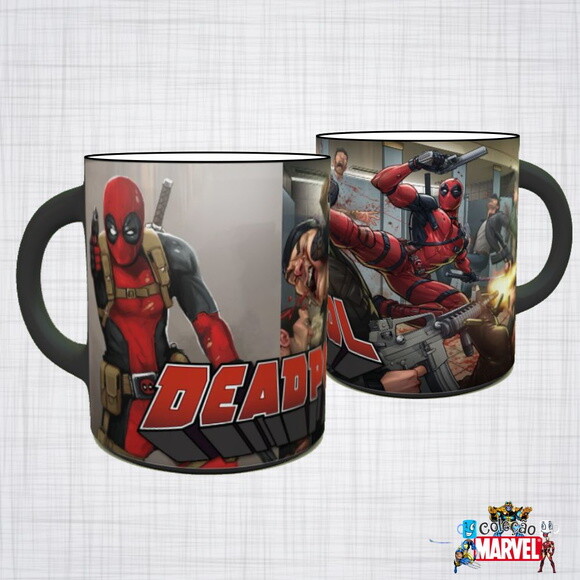 Caneca Porcelana Deadpool Marvel