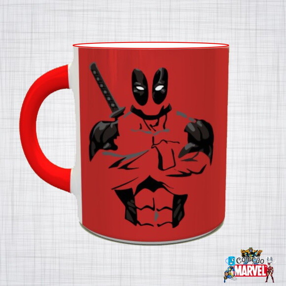 Caneca Porcelana Deadpool Marvel