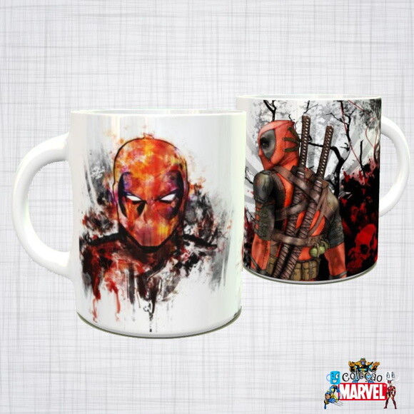 Caneca Porcelana Deadpool Marvel